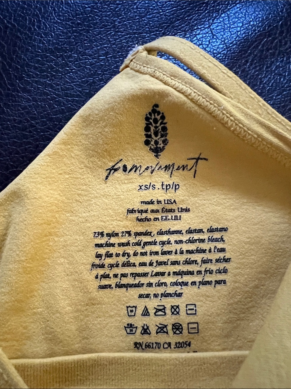 Free People Yellow Ruched Cami - Picture 3 of 3